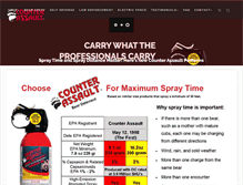 Tablet Screenshot of counterassault.com